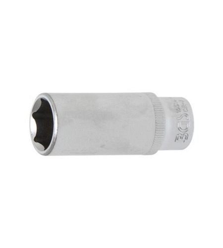 Steckschlüssel-Einsatz Sechskant, tief | Antrieb Innenvierkant 6,3 mm (1/4