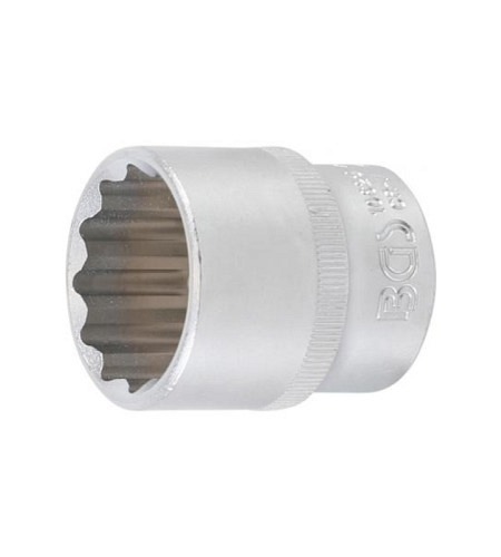 Steckschlüssel-Einsatz Zwölfkant | Antrieb Innenvierkant 12,5 mm (1/2