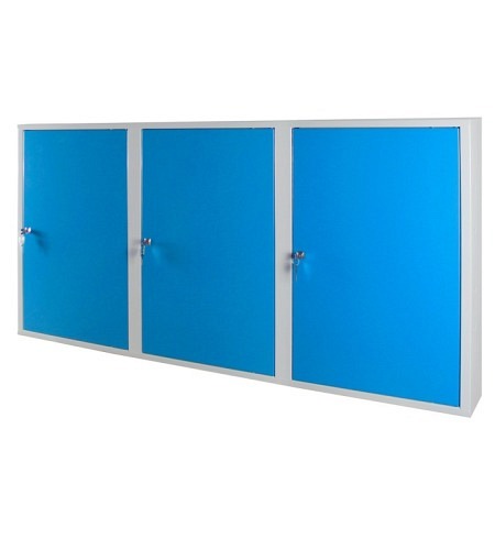 ADB Werkzeugwandschrank mit 3 Türen und 4 Fachbö..