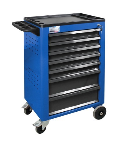 ADB Werkstattwagen Basic, blau, 7 Schubladen