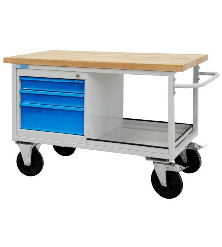 ADB Mobile Werkbank mit 3 Schubladen und 1 Ablag..