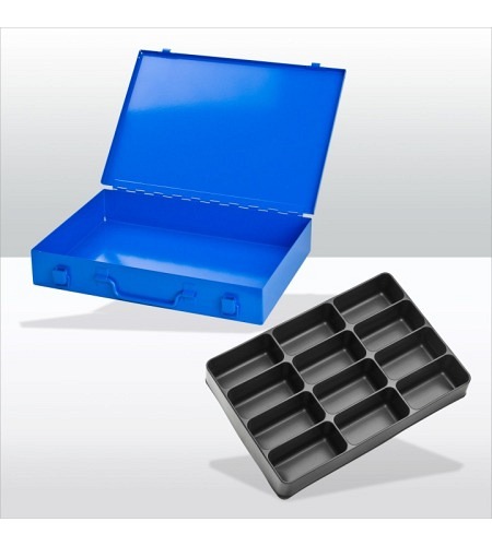 Werkzeugkofferset m.12-fach Einteiler
