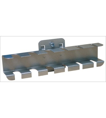 Schraubendreherhalter für 6 Teile, Weißaluminium