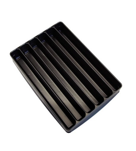Einleger / Einteiler schwarz 6-fach