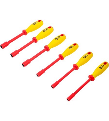 VDE-Steckschlüssel-Schraubendreher-Satz | Sechskant | SW 5,5 - 12 mm | 6-tlg.