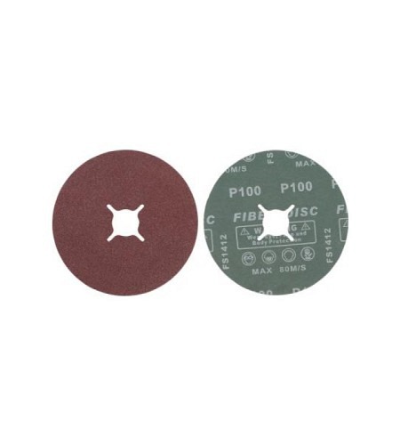 Fiber-Schleifscheiben-Satz | Körnung 100 | Aluminiumoxid | 10-tlg.