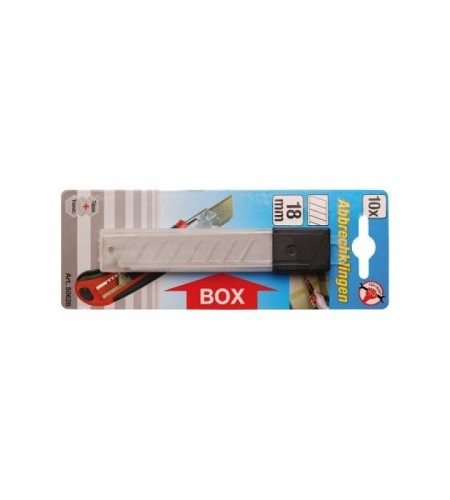Klingen für Cuttermesser | 18 mm | 10-tlg.