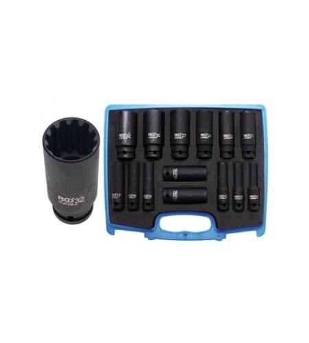Kraft-Steckschlüssel-Einsatz-Satz Gear Lock | Antrieb Innenvierkant 12,5 mm (1/2