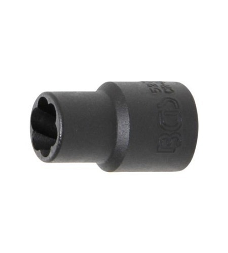 Spezial-Steckschlüssel-Einsatz / Schraubenausdreher | Antrieb Innenvierkant 10 mm (3/8