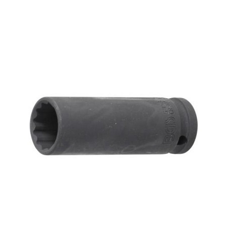 Kraft-Steckschlüssel-Einsatz Zwölfkant, tief | Antrieb Innenvierkant 12,5 mm (1/2