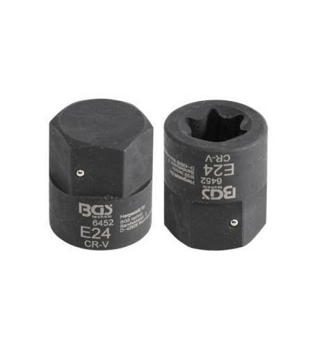 Bremssattel-Einsatz | E-Profil (für Torx) | für MAN TGA | Antrieb Aussensechskant 30 mm | SW E24