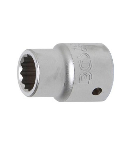 Steckschlüssel-Einsatz Zwölfkant | Antrieb Innenvierkant 20 mm (3/4