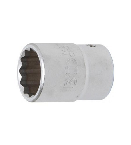Steckschlüssel-Einsatz Zwölfkant | Antrieb Innenvierkant 20 mm (3/4