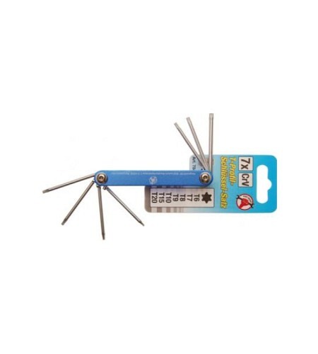 Klappschlüssel | T-Profil (für Torx) T6 - T20 | ..