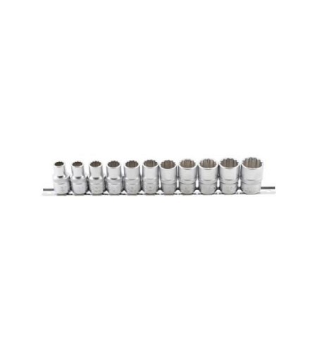 Steckschlüssel-Einsatz-Satz, Zwölfkant | Antrieb Innenvierkant 12,5 mm (1/2