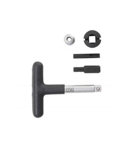 Universal-Öldienst-Schlüssel-Satz | für Kunststoff-Ölablassschrauben | Antrieb Außensechskant 6,3 mm (1/4