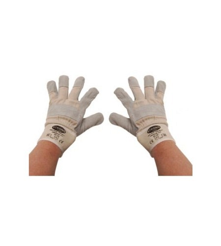 Arbeitshandschuhe | Leder, gefüttert | Grösse 10,5