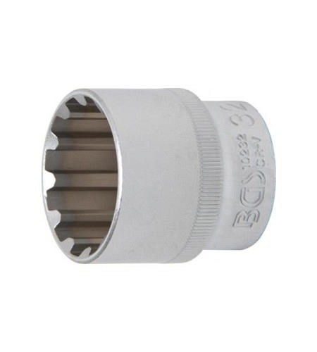 Steckschlüssel-Einsatz Gear Lock | Antrieb Innenvierkant 12,5 mm (1/2") | SW 32 mm