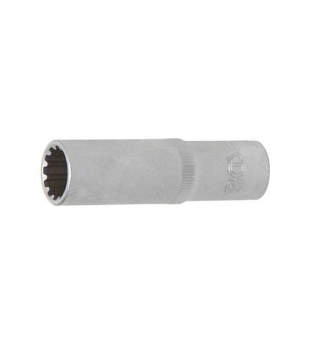 Steckschlüssel-Einsatz Gear Lock, tief | Antrieb Innenvierkant 12,5 mm (1/2") | SW 15 mm