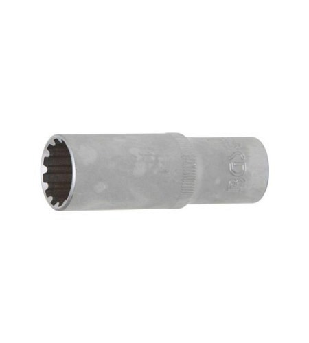 Steckschlüssel-Einsatz Gear Lock, tief | Antrieb Innenvierkant 12,5 mm (1/2") | SW 19 mm