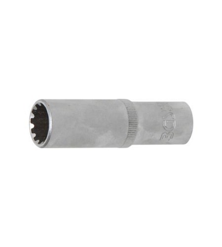 Steckschlüssel-Einsatz Gear Lock, tief | Antrieb Innenvierkant 10 mm (3/8") | SW 13 mm