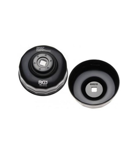 Ölfilterschlüssel | 15-kant | Ø 80 - 82 mm | für Honda, Mazda, Nissan, Subaru, Toyota