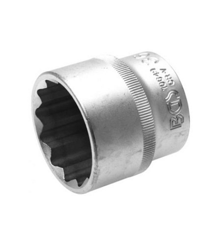 Steckschlüssel-Einsatz Zwölfkant | Antrieb Innenvierkant 12,5 mm (1/2") | SW 36 mm