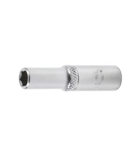 Steckschlüssel-Einsatz Sechskant, tief | Antrieb Innenvierkant 6,3 mm (1/4") | SW 1/4"