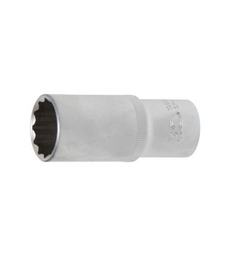 Steckschlüssel-Einsatz Zwölfkant, tief | Antrieb Innenvierkant 12,5 mm (1/2") | SW 24 mm