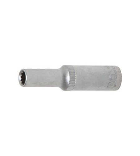 Steckschlüssel-Einsatz Zwölfkant, tief | Antrieb Innenvierkant 6,3 mm (1/4") | SW 5,5 mm