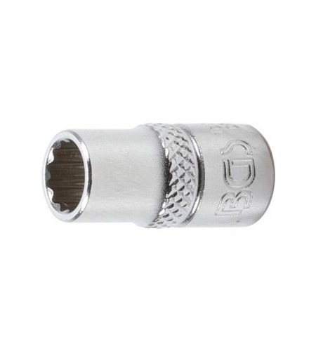 Steckschlüssel-Einsatz Zwölfkant | Antrieb Innenvierkant 6,3 mm (1/4") | SW 7 mm