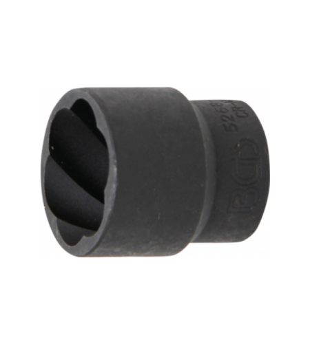 Spezial-Steckschlüssel-Einsatz / Schraubenausdreher | Antrieb Innenvierkant 12,5 mm (1/2") | SW 24 mm
