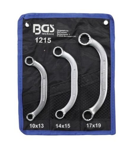 Starter- und Blockschlüssel-Satz | SW 10x13 - 17x19 mm | 3-tlg.