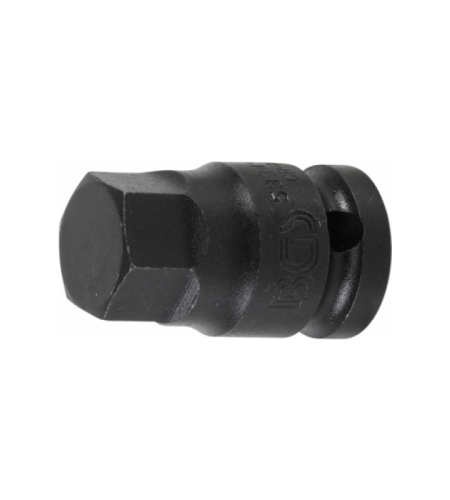 Kraft-Bit-Einsatz | Antrieb Innenvierkant 12,5 mm (1/2") | Innensechskant 19 mm
