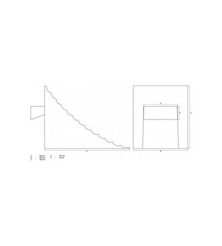 Unterlegkeil | 250 x 160 x 185 mm | für  Pkw / Nfz