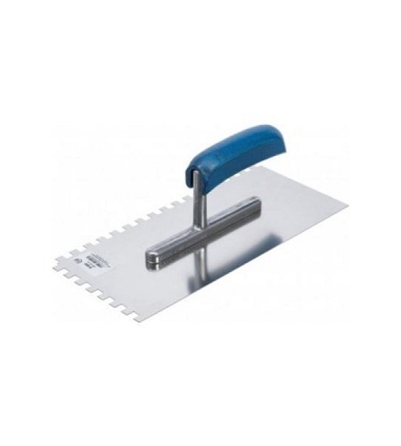 Zahnkelle | rostfrei | Rechteck-Zahnung | 280 x 130 mm