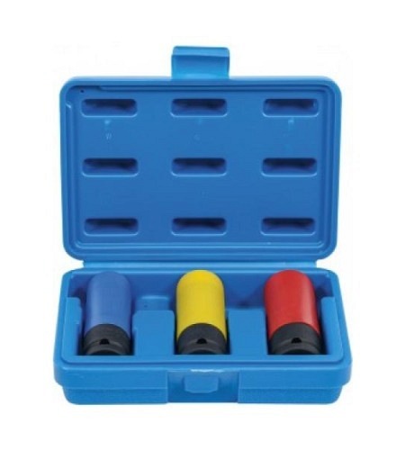Kraft-Schoneinsatz-Satz | Ultra Slim | Antrieb Innenvierkant 12,5 mm (1/2") | SW 17 / 19 / 21 mm | 3-tlg.