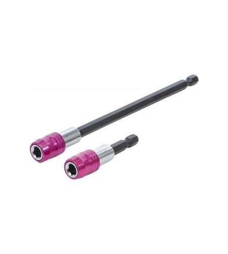 Automatischer Bithalter-Satz | Abtrieb Innensechskant 6,3 mm (1/4") | 60 / 150 mm | 2-tlg.
