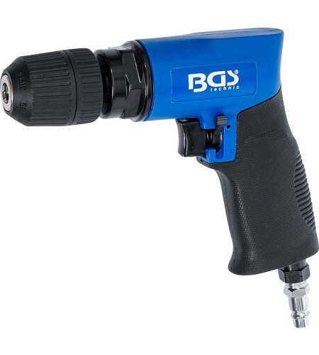 Druckluft-Bohrmaschine | mit 10 mm Schnellspann-Bohrfutter | umschaltbar