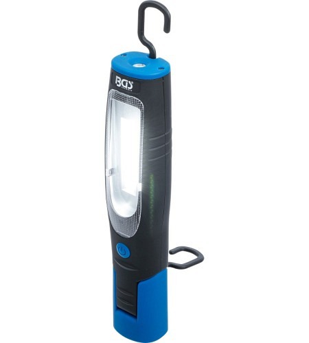 COB-LED-Werkstattleuchte mit Magnet und Haken