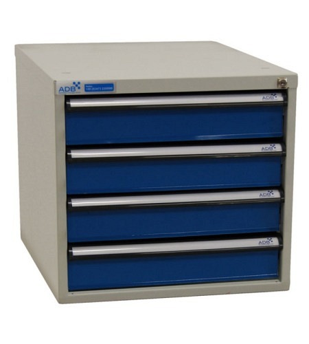 ADB Schubladenboxen, Höhe 500 mm, 4 Schubladen (4x 100 mm)