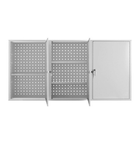 ADB Werkzeugwandschrank mit 3 Türen, 4 Fachböden..