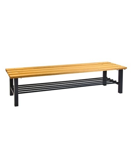 Sitzbank mit Schuhrost 2000x400x420 mm