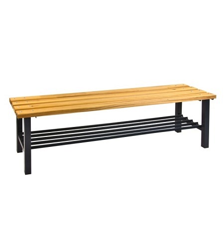 Sitzbank mit Schuhrost 1500x400x420 mm