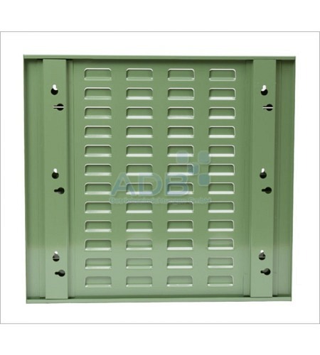 Schlitzplatte, waagerecht, L 493 x B 456 mm, RAL..