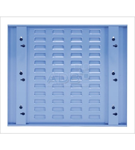 Schlitzplatte, waagerecht, L 493 x B 456 mm, RAL..