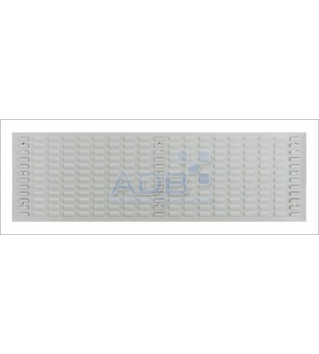 Schlitzplatte, waagerecht, L 1482 x B 456 mm, RAL 7035