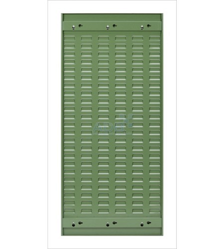 Schlitzplatte, senkrecht, H 987 x B 456 mm, RAL ..