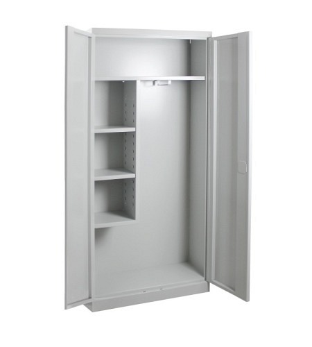 Putzmittelschrank / Putzschrank in Lichtgrau
