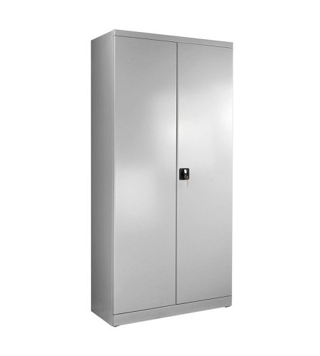 Flügeltürenschrank, Tiefe 400 mm, Grau